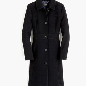 [Worn Once] Jcrew Pea Coat - 000P -  Italian Double-Cloth Wool with Thinsulate